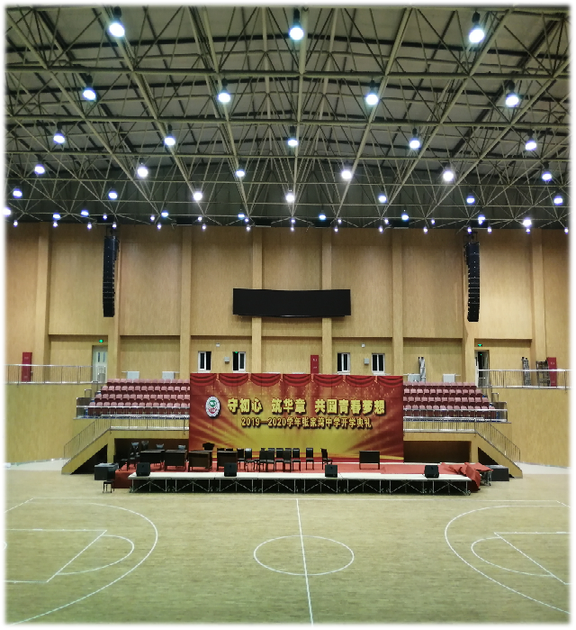 北京市通州區(qū)張家灣中學(xué)籃球館