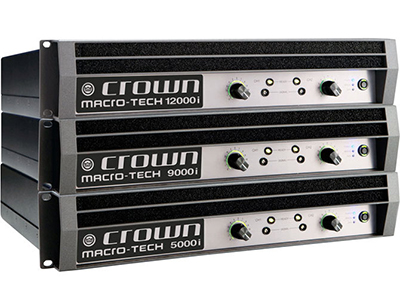皇冠CROWN MACRO TECH i功率放大器 MA-5000i；Class-I (I-類) 削波電路專利，為無損耗功放提供更大的功率輸出