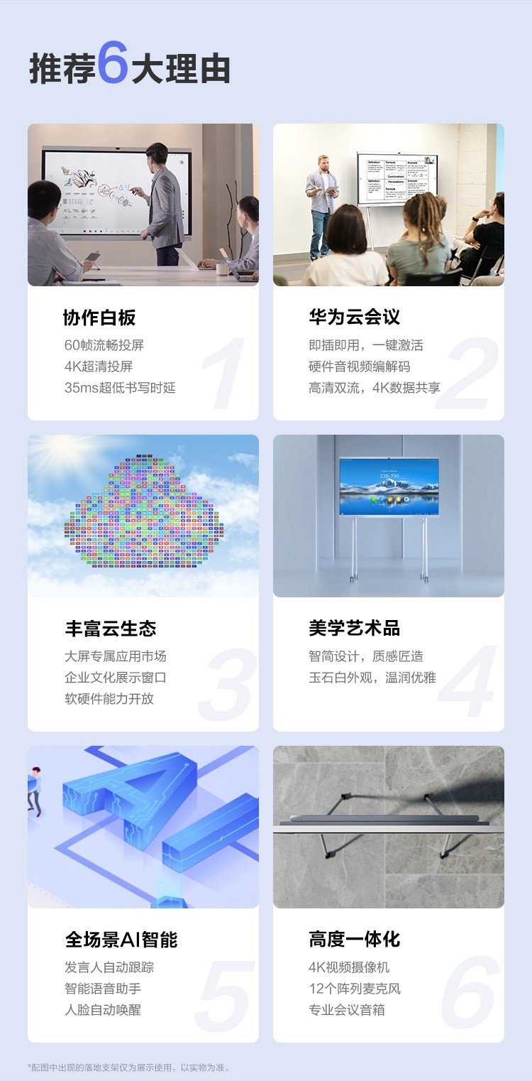 華為會議平板價格 智慧大屏投影音視頻終端 企業(yè)智慧屏IdeaHub Pro 86