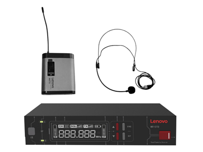 聯(lián)想Lenovo|會(huì)議無(wú)線話筒 WD100BH 單通道頭戴無(wú)線套裝（真分集）
