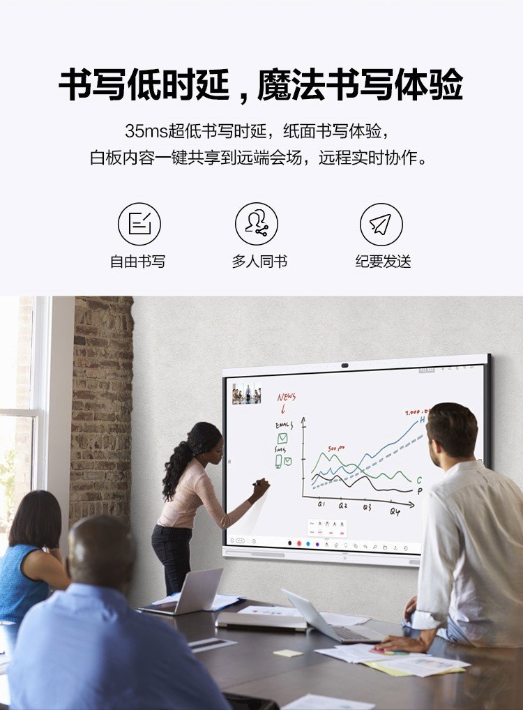 華為會議平板價格 智慧大屏投影音視頻終端 企業(yè)智慧屏IdeaHub Pro 86