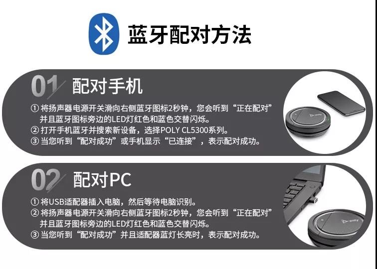 POLY CALISTO 5300，帶BT600藍牙適配器